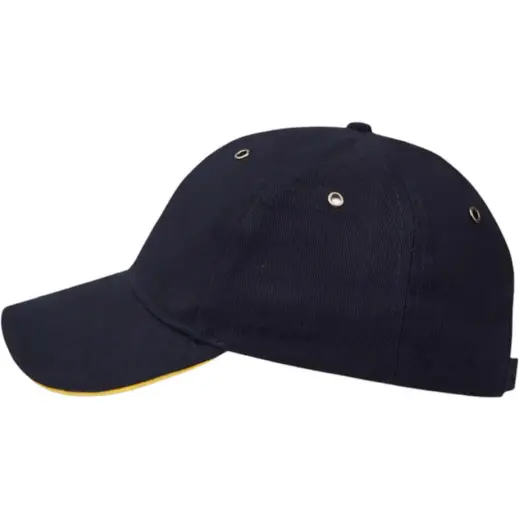 FWRD Classic Sandwich Cap Navy-Yellow Side